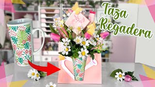 💐Arreglo floral con Taza para regalar ☕