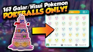 How I got a FULL GEN 8 LIVING DEX using POKEBALLS ONLY!