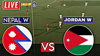 Nepal w vs Jordan w Live Score Ruslt football | WAFF Women's Championship 2024 | Nepal vs Jordan