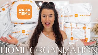 HUGE TEMU HAUL | 2024 HOME ORGANIZATION & STORAGE PRODUCTS  | WHAT I ORDERED VS WHAT I GOT