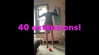 Daily Dare: Standing W Extensions