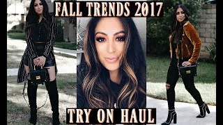 FALL FASHION WARDROBE ESSENTIALS & TRENDS 2017
