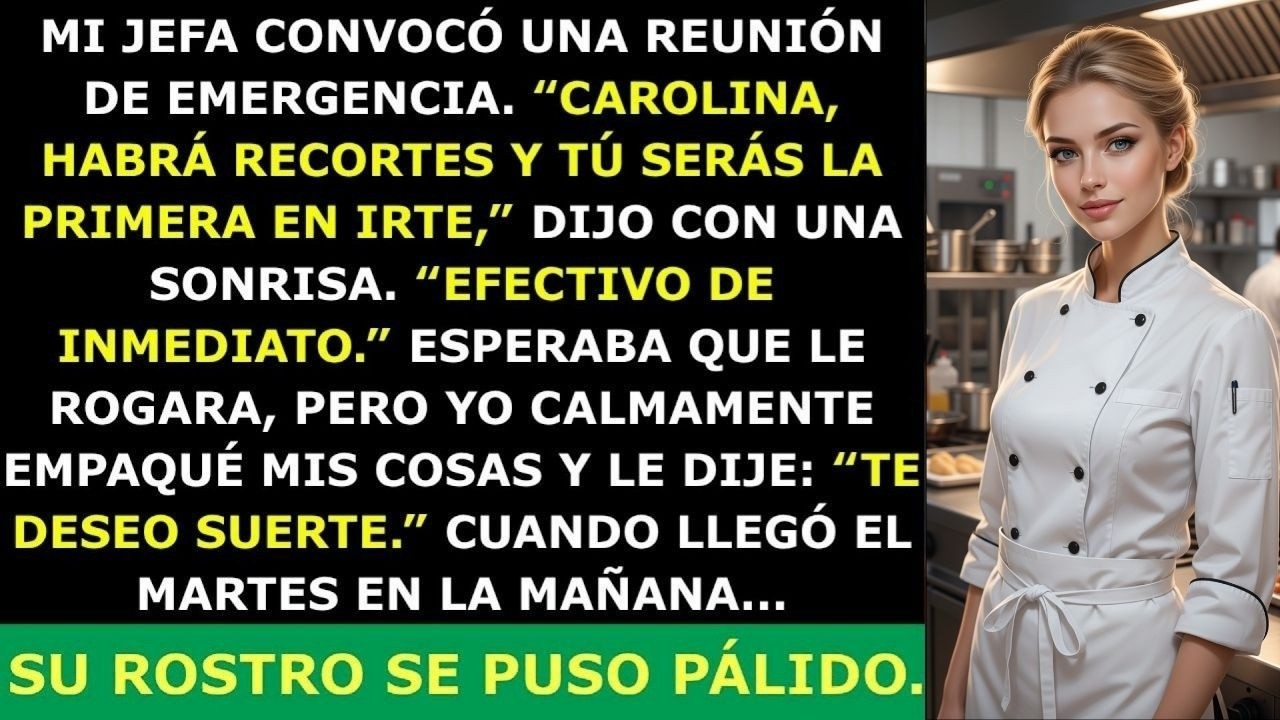 Mi Jefa Sonrió y Dijo Que Yo Sería la “Primera en Irme” en los Recortes— Pero el Martes en la   🇪�