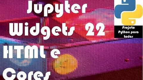 Módulo 14 - Aula 22: Jupyter Widgets - HTML - tags e atribuiçao de cores