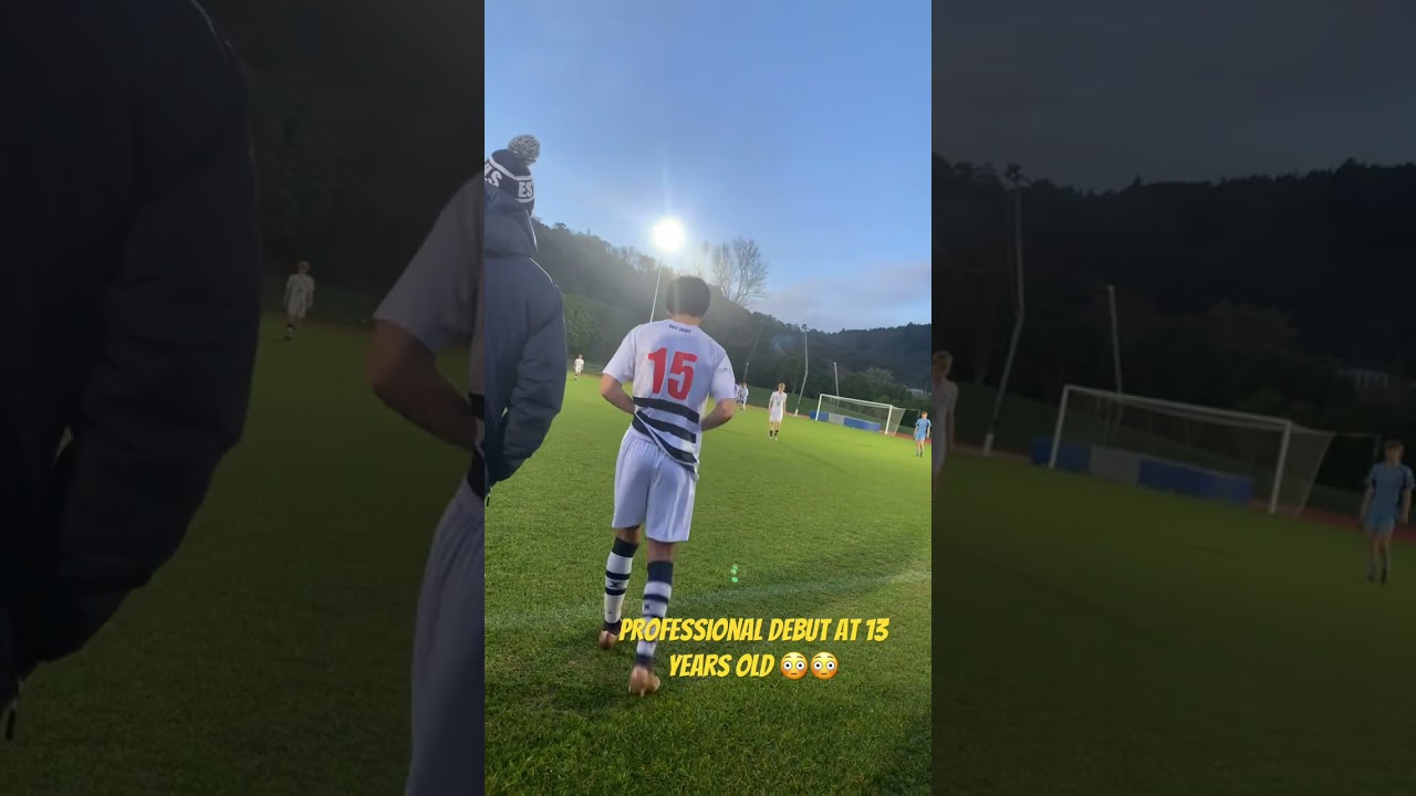 13 year old making his professional debut!!  