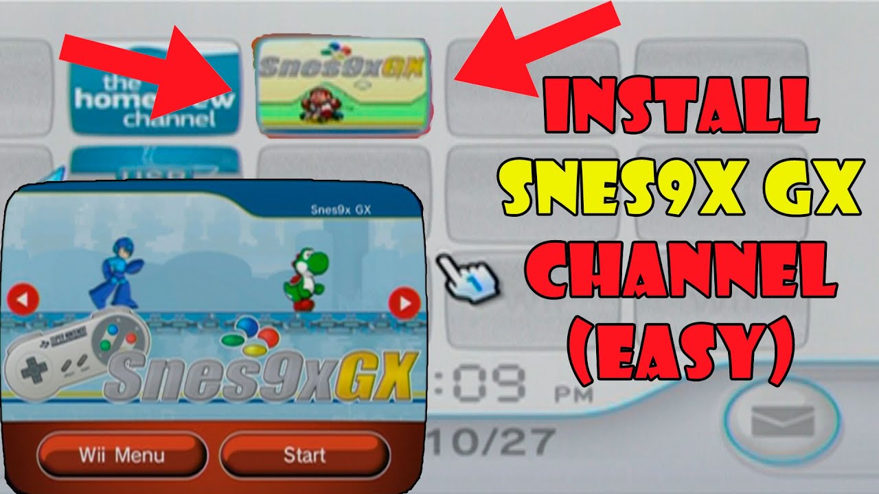 How to Install SNES9X GX Channel on the Wii 2022