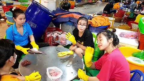 Hải Sản Trương Huy | Hải Sản Bình Điền | Mặt hàng thác lác và cua biển làm giao cho người tiêu dùng