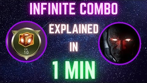 How to do INFINITE COMBO in INJUSTICE 2 MOBILE explained in 1 min