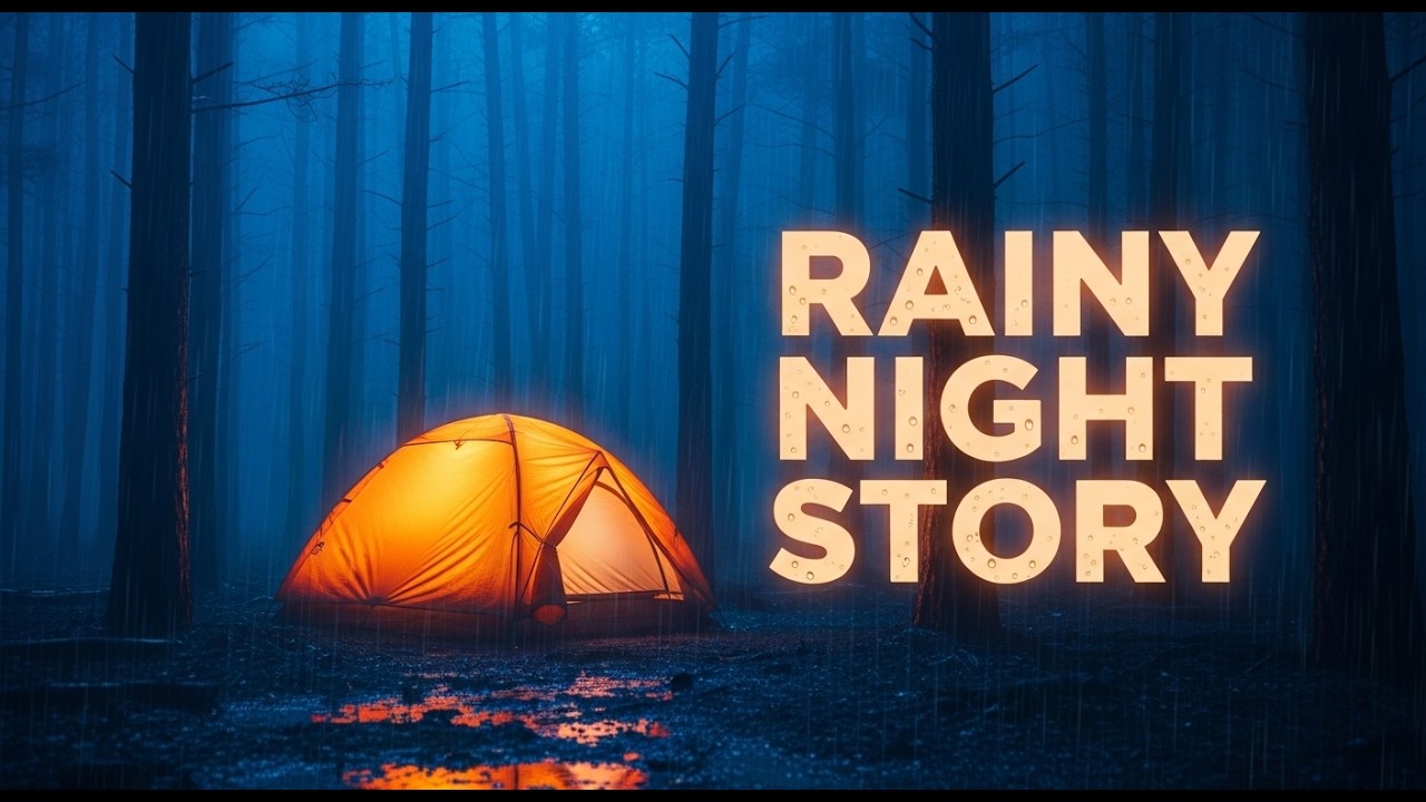 A Snowy Night in the Cabin: Cozy Bedtime Story with Rain Sounds - YouTube
