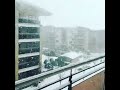 Snowfall at Dublin