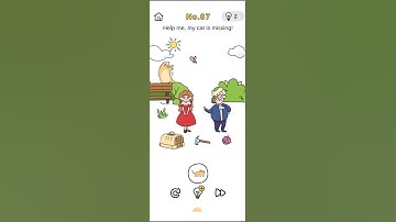 Brain out "Crazy find" level 87 solution / help me, my car is missing / #viral #trending