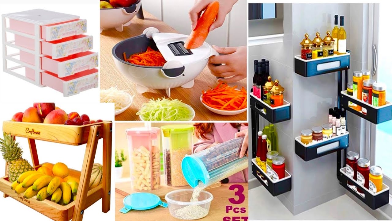 AMAZON Smart Kitchen items for Small Kitchen/Unique Organisers/smart