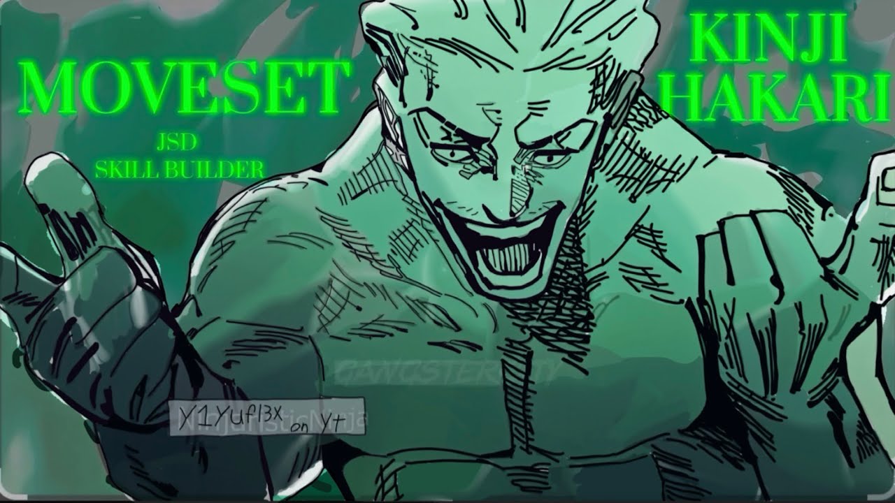 KINJI HAKARI Moveset In Skill Builder (Jump Showdown) - YouTube