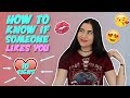 HOW TO KNOW IF SOMEONE LIKES YOU (10 signs) | Just Sharon