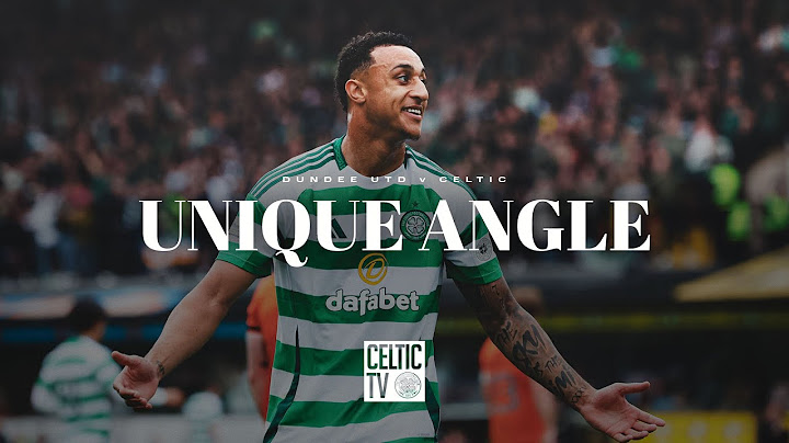 Unique Angle: Dundee Utd v Celtic | Champions make it four-in-a-row (26/4/25)