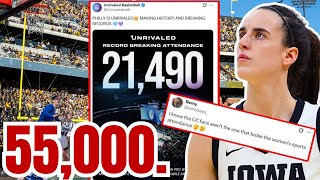 INSTANT REGRET! Caitlin Clark Fans DESTROY Unrivaled Attendance Record Victory w BRUTAL FACT CHECK!