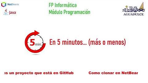 En 5 minutos... (más o menos) Como clonar en NetBeans un proyecto Java que está en GitHub