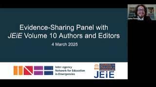 [Webinar] JEiE Issue Launch: Evidence-Sharing Panel  with the Authors of JEiE Volume 10, Number 1