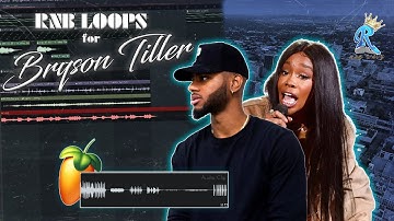How to Make WAVY RNB LOOPS for BRYSON TILLER, SZA, and H.E.R. | FL Studio 21 Tutorial