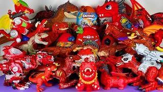 Jurassic World Unboxing Review Asmr Colorful Dinosaur T-rex Carnotaurus Triceratops Dragon Smashers