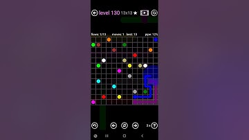 How To Solve Flow Free Premium 13x13 Mania Level 130 Hard Board Walk Through Solution Walkthrough