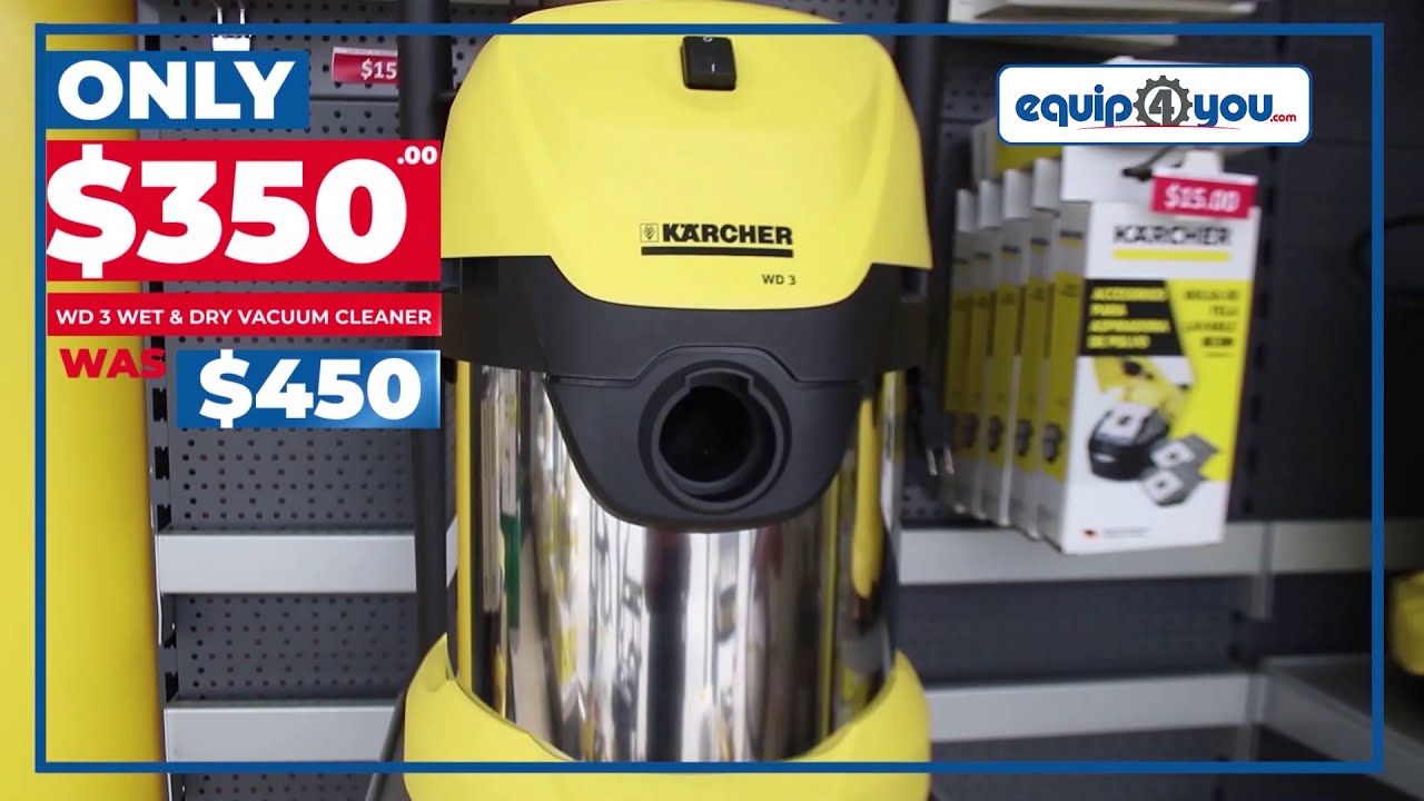 Karcher WD3 Wet and Dry vacuum cleaner 