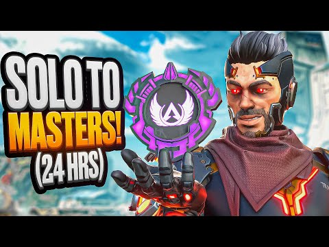 Solo to Masters in 24 Hours Mirage ONLY! (Apex Legends speed run )