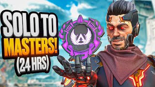 Solo to Masters in 24 Hours Mirage ONLY! (Apex Legends speed run )