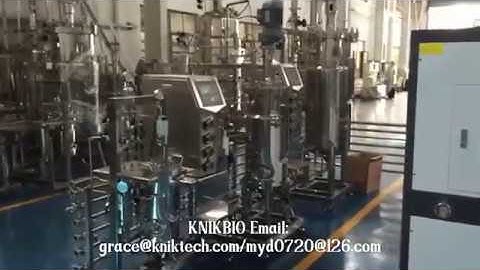 China knik bio 5000L  solid state fermentor system with seed fermentor and steam generator