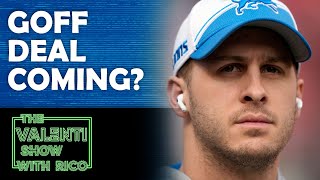 Is There A Hold Up With Jared Goff's Contract Extension? | The Valenti Show with Rico