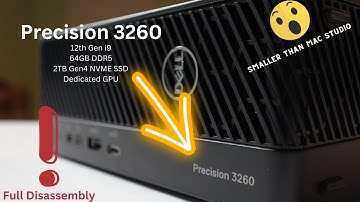 Dell Precision 3260 Full Disassembly (2023 Model - i9, 64GB DDR5!)