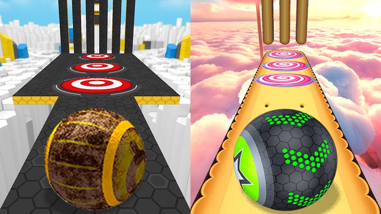 Going Balls VS Rollance Adventure Ball,Rolling Balance,Rolling Ball Sky Escape,GyroSphere Trials