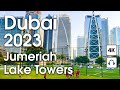 Dubai  jumeriah lake towers jlt  4k  walking tour