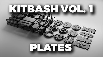 Hardsurface Kitbash Vol. 1 [004] | How to Model Plating