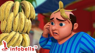 Lalaji ne Kela Khaya | Hindi Rhymes for Children | Infobells