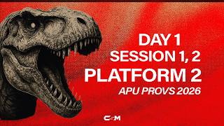 APU PROVS 2026 | Day 1 Session 1/2 - Platform 1