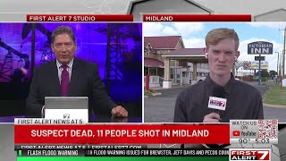 News at 5 - Sierra Burnett and Luke Johnson LIVE covering Midland mass shooting incident