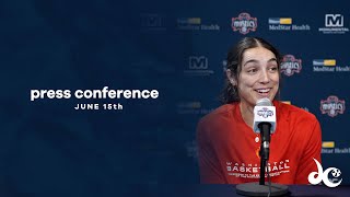 Press Conference with Georgia Amoore