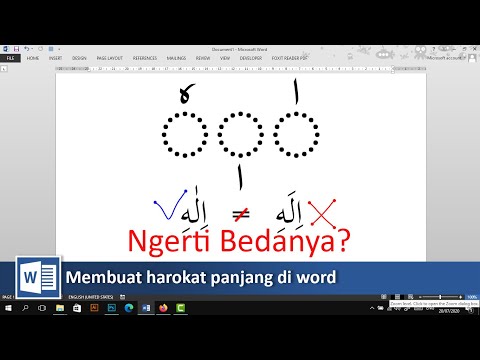 Cara Mengetik Harakat Panjang ( Fathah, Kasrah, domah ) di word | tutorial89