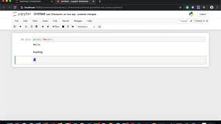 Jupyter Notebook For Python