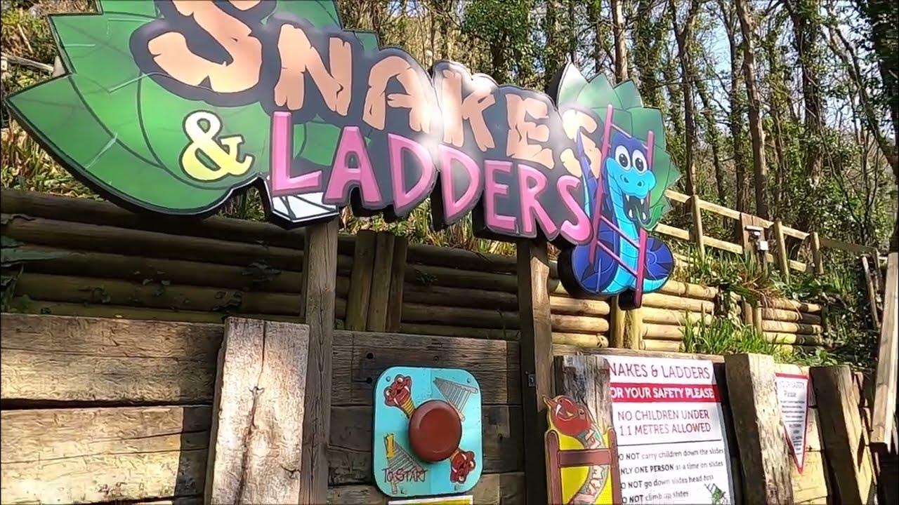 Blackgang Chine Snakes & Ladders Slides Isle Of Wight March 2022