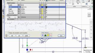 Autodesk Inventor Sketch Basics: Part 5, Driven Dimensions