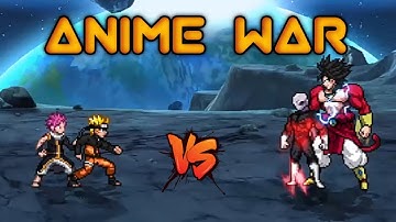 Natsu (all form) & Naruto (all form) VS Jiren & Broly SSJ4 in Jump Force Mugen