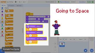 Interactive Presentation -  Animate Your Sprite