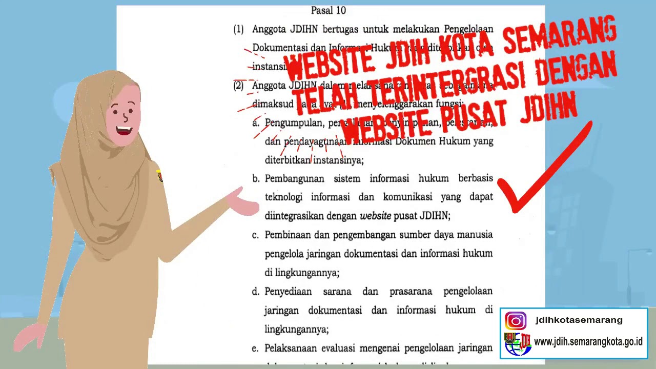 Sosialisasi Integrasi JDIH Kota Semarang dengan JDIHN