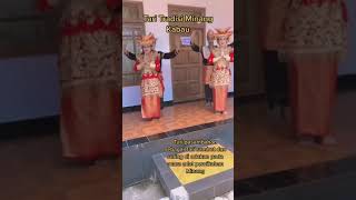 Video thumbnail of "tari pasambahan minang kabau"