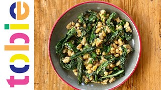 Cacio Pepe Cannellini Beans and Kale