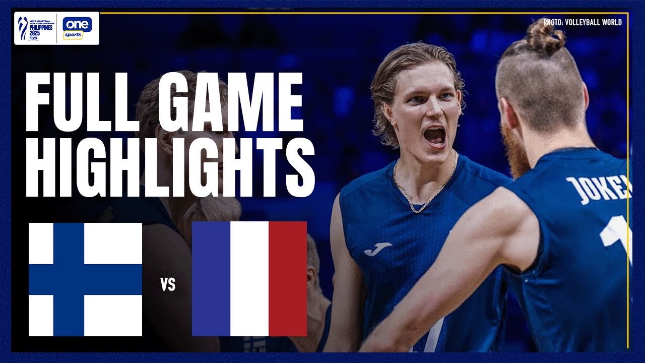 FRANCE vs. FINLAND | FULL GAME HIGHLIGHTS | 2025 FIVB MEN’S WORLD CHAMPIONSHIP | SEPT 16, 2025