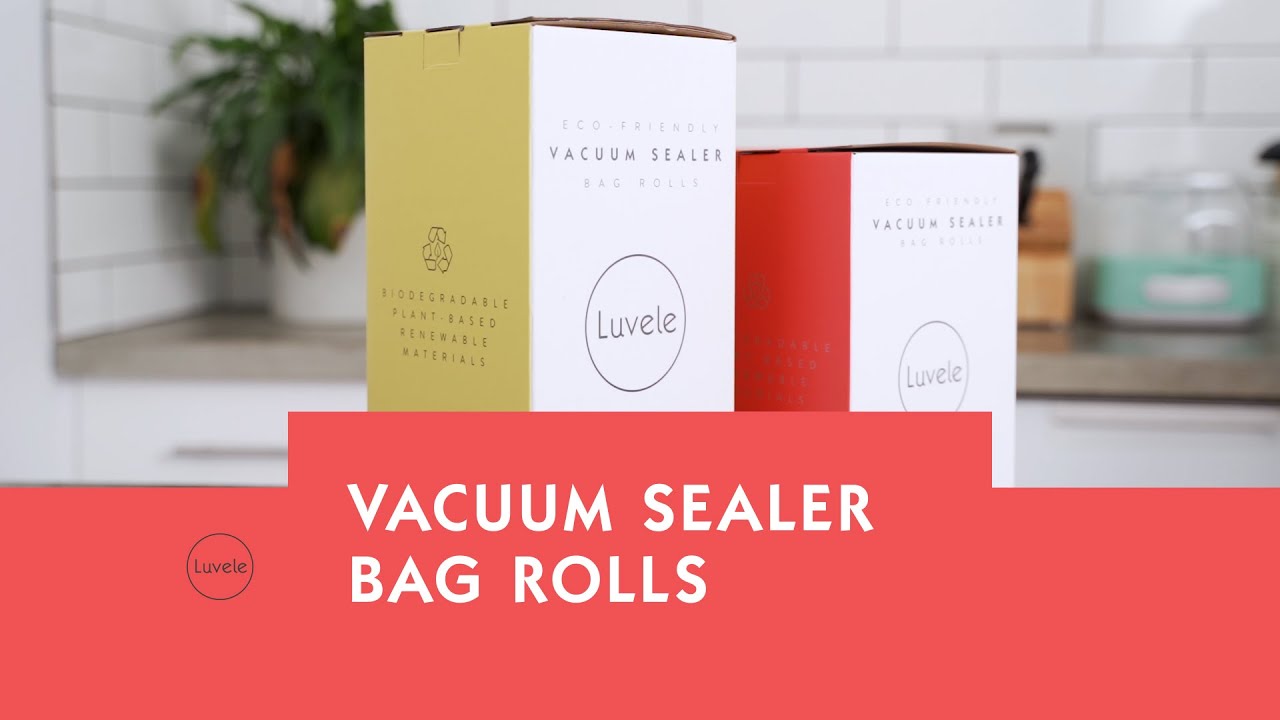 Luvele Vacuum Sealer Bag Rolls  22cm by 20m Sous Vide Bags