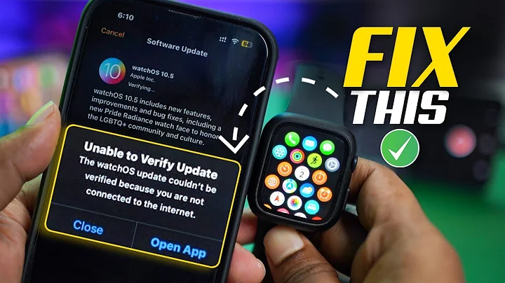 How to Fix Unable to Verify Update Issue on Apple Watch | Apple Watch Update Problem Solved